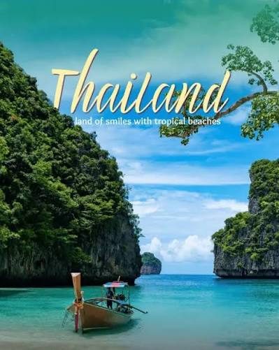 Longtail boat at a Thailand beach